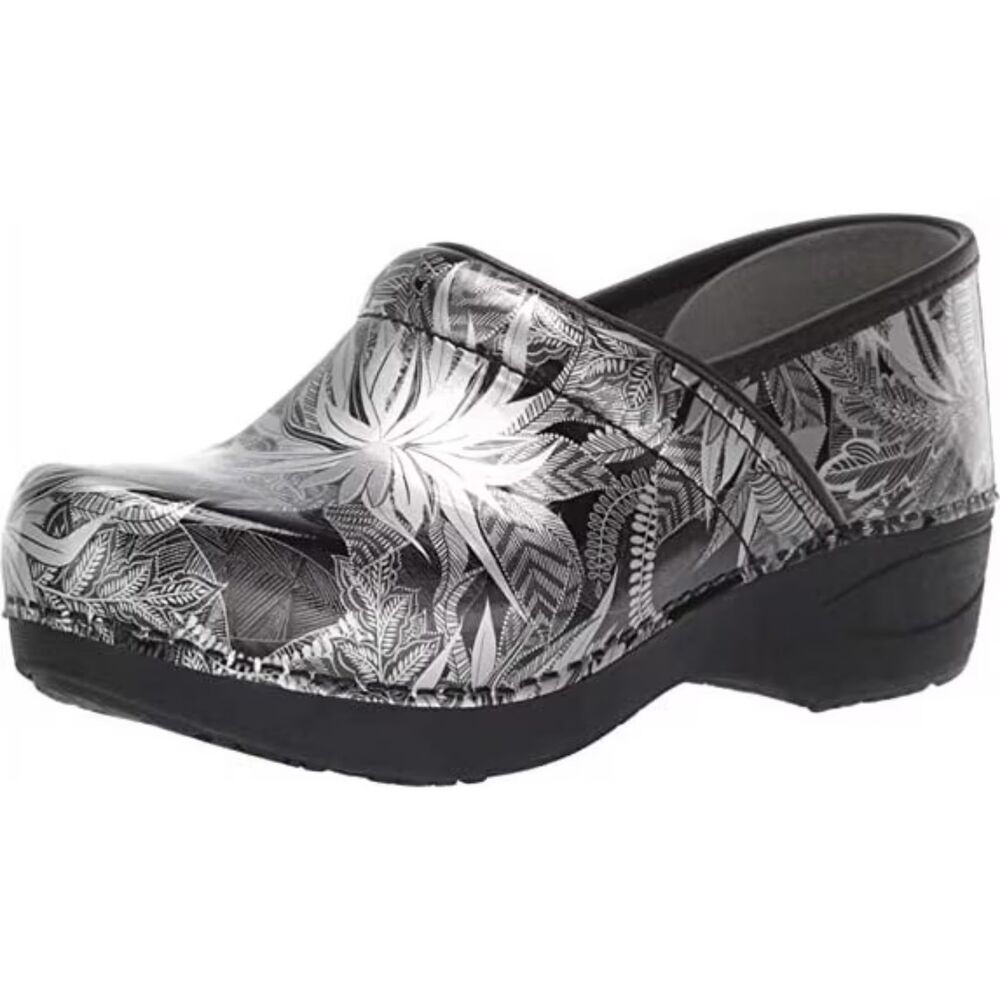 Dansko XP 2.0 Metallic Jungle comfort Clogs Size 39 US 8.5 - 9 Work Shoes